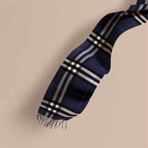 burberry classic cashmere blue scarf